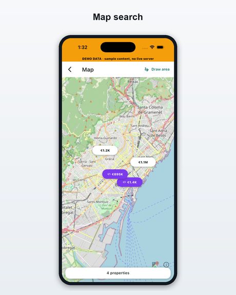 Map search